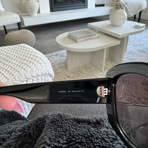 Brand New Authentic Celine triomphe 04 sunglasses in acetate - black - Picture 12 of 12